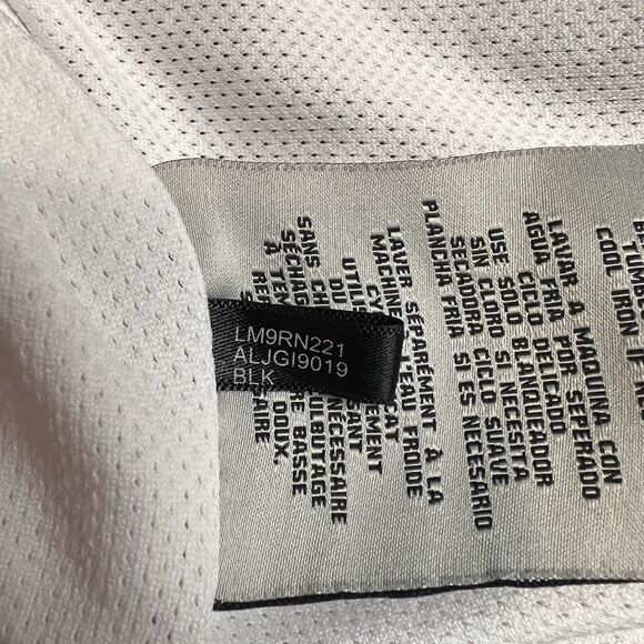 Levi's Strauss & Co Jacket Mens Small Black White Windbreaker Spellout LM9MN221 - Picture 10 of 12